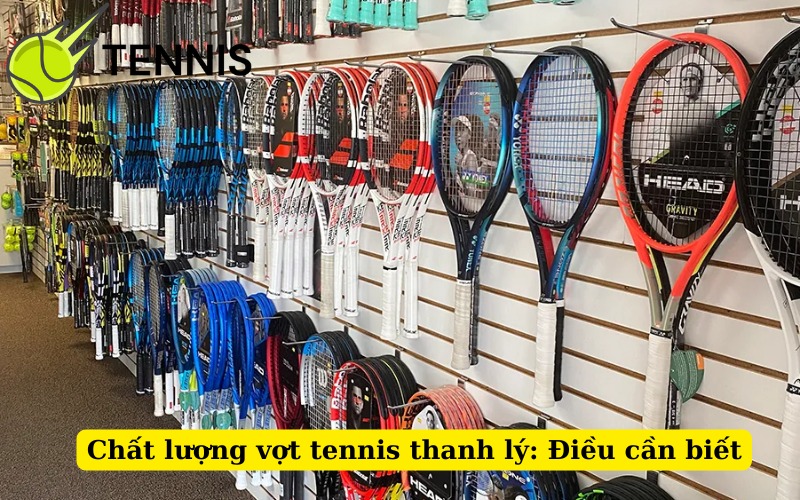 Chất lượng vợt tennis thanh lý: Điều cần biết